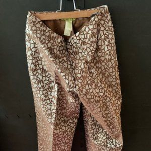 Sigrid Olsen silk/cotton capri pants with tags, size 6